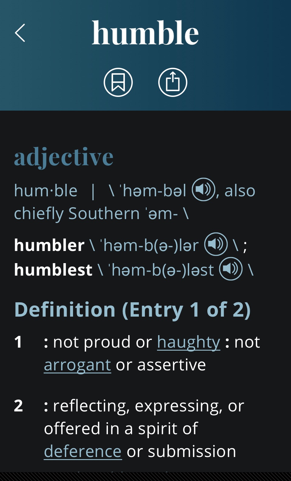 Coffee with a side of humility